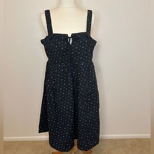 Marc By Marc Jacobs Black Dress with Floral Accents - Sz 10